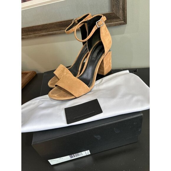 Alexander Wang Abby Suede Heels Clay Womens US 8 - Picture 8 of 15